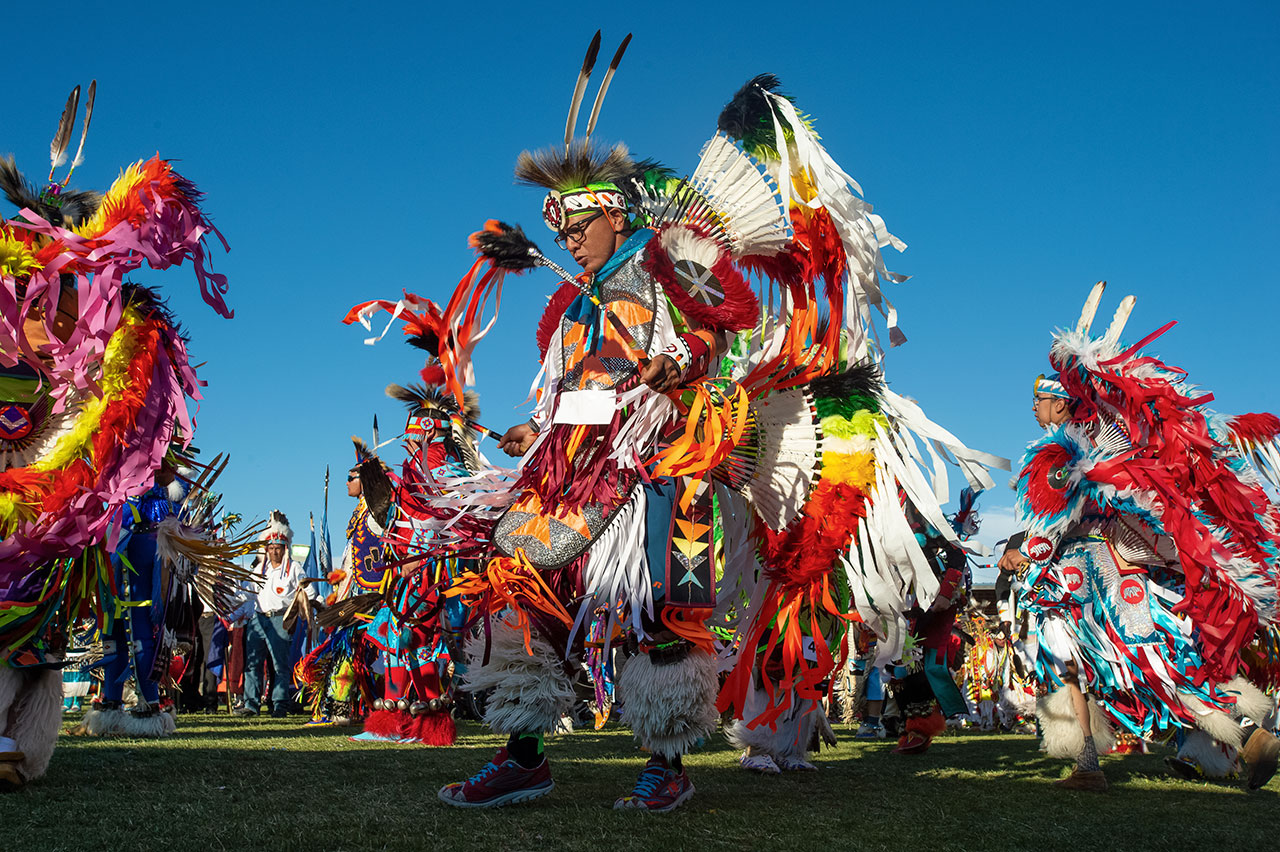 Un Indiano nativo del Montana