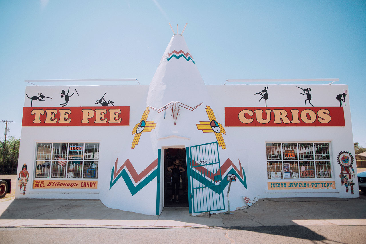 New Mexico Tee Pee lungo la Route 66