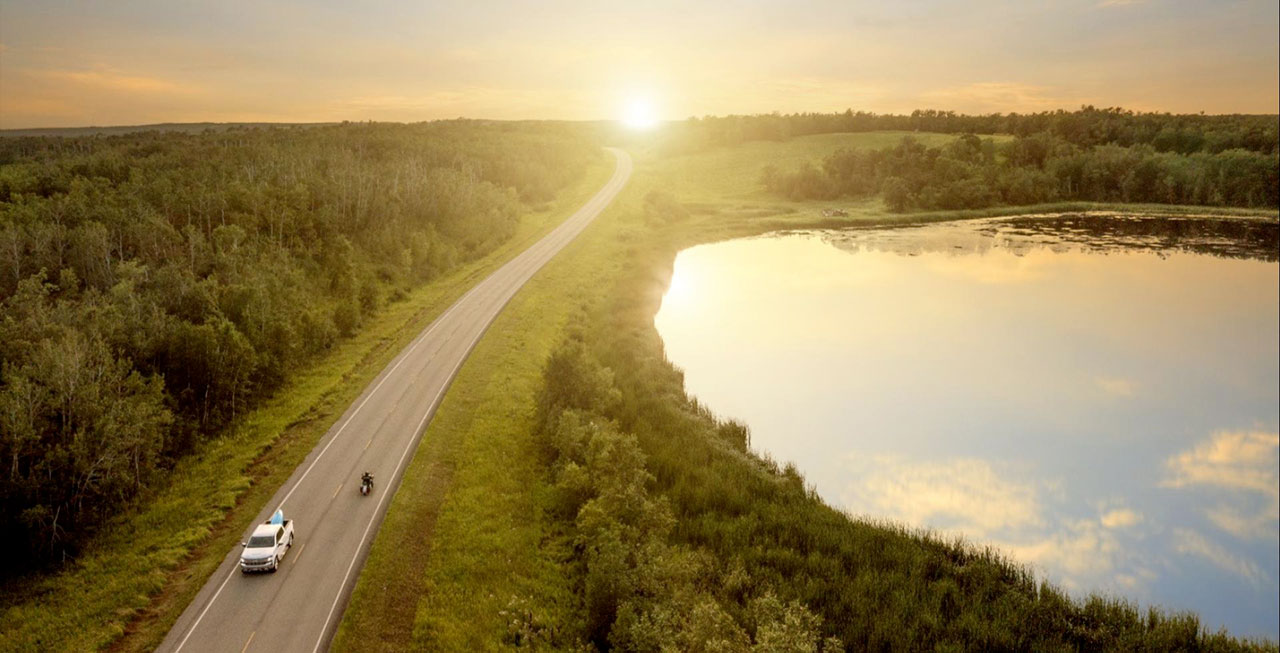 Strade panoramiche in North Dakota