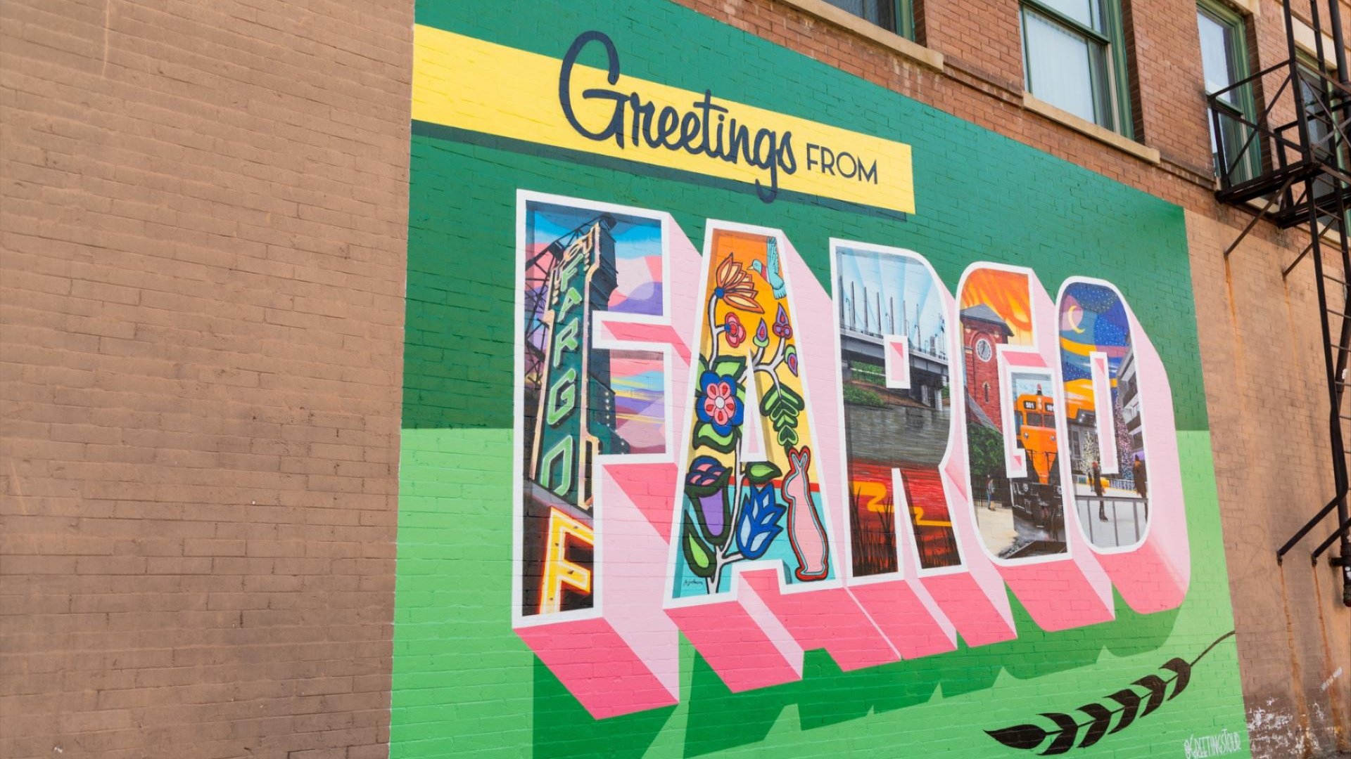 L'eccentrica e moderna città di Fargo in North Dakota