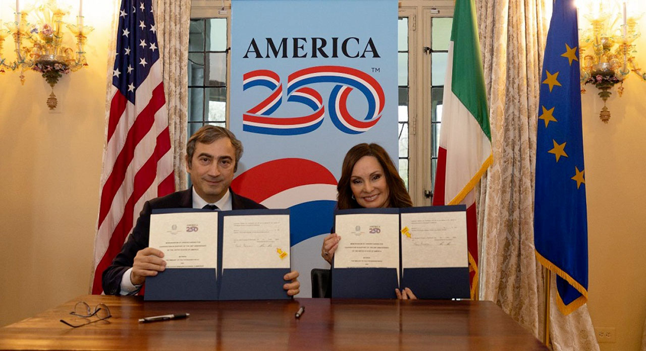 Italia e Stati Uniti celebrano insieme America250